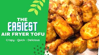 The EASIEST air fryer tofu recipe [upl. by Krispin6]