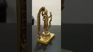 Beautiful brass ram lala statue  Pure Brass Intricate Silver Plated Ram Lalla Idol short [upl. by Estel]