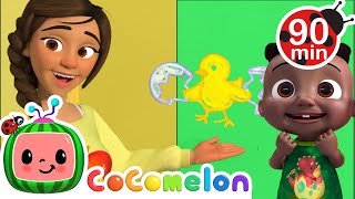 Numbers Song with Little Chicks  Cocomelon Nursery Rhymes 🚍🍉 Colors For Kids 🌈🏳️‍🌈 [upl. by Glennon302]