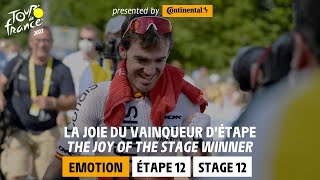 Winners emotion  Stage 12  Tour de France 2023 [upl. by Ysak]