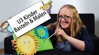 Basteln und Malen mit U3Kindern im Frühling  Betzold Kindergarten [upl. by Hertz]