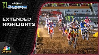 Supercross 2024 EXTENDED HIGHLIGHTS Round 17 in Salt Lake City  51124  Motorsports on NBC [upl. by Eigroeg991]