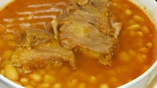 FRIJOLES BLANCOS CON CERDORECETA SALVADORENA [upl. by Edlyn117]