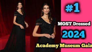 Kaia Gerber Wonderful Dress  The 2024 Academy Museum Gala [upl. by Giark335]