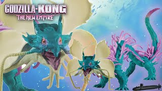 Godzilla X Kong The New Empire Tiamat Figure REVEALED Playmates Toys [upl. by Justen85]