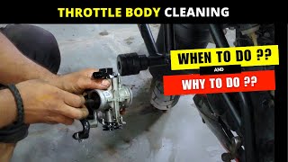 Throttle Body Cleaning Increase Mileage amp Smooth Engine [upl. by Thornton]