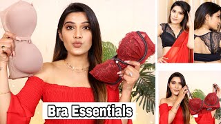 Bra Essentials  Basic Guide  What To wear Under What  Backless Blouse Bra  Super Style Tips [upl. by Dibru]