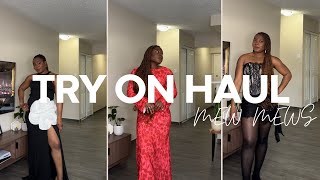 TRY ON HAUL FOR MY ANNIVERSARY DINNER DATE FT MEW MEWS [upl. by Odelle604]