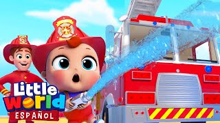 En el camión de bomberos  Canciones para los más pequeños  Little World en Español [upl. by Evetta]