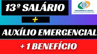 Excelente notícia AUXÍLIO EMERGENCIAL PARA OS APOSENTADOS E PENSIONISTAS DO INSS 🙏 [upl. by Ahsatin524]