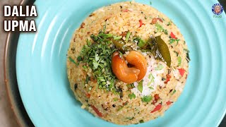 Dalia Upma Recipe  Dalia Vegetable Upma  Breakfast Ideas For Work  Indian Veg Recipes  Varun [upl. by Josiah344]