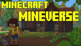 EXPLORING MINEVERSE  Minecraft in ROBLOX  MineverseMinecraft [upl. by Notsreik]