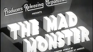 The Mad Monster 1942 Horror Drama [upl. by Bainter913]