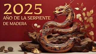 2025 🐍 Año de la Serpiente de Madera ¿Será Este Tu Año de Suerte 🍀 [upl. by Abernathy95]