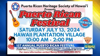 Puerto Rican Festival today at Hawaii Plantation Village in Waipahu [upl. by Marcelle896]