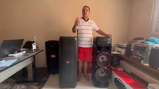 JBL Partybox 1000 de 1100RMS ou LG RNC9 DE 2000W RMSqual a melhor [upl. by Repooc]