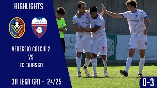 Vedeggio Calcio 2 VS FC Chiasso 3a Lega 2425 [upl. by Alcinia]