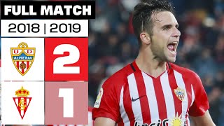 UD Almería 21 Real Sporting  PARTIDO COMPLETO  LALIGA HYPERMOTION 20182019 [upl. by Alhsa]