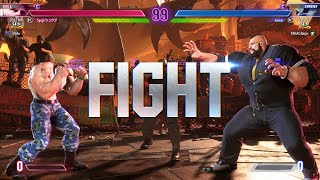 Street Fighter 6 🔥 Syuji Rank 3 Guile Vs Junior Rank3 Zangief 🔥 SF6 High Level Matchs [upl. by Aika534]