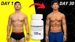 30 Days using Turkesterone  Natural Steroid Transformation [upl. by Couhp261]