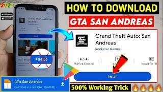 🎮 GTA SAN ANDREAS DOWNLOAD ANDROID 2023  GTA SAN ANDREAS DOWNLOAD PLAY STORE FREE  GTA SAN ANDREAS [upl. by Marcela]