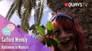 Salford Weekly  Lara Asks Visitors To Madeira About Their Halloween Costumes [upl. by Ainirtac]