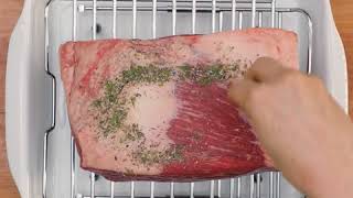 Garlic Herb Crusted Roast Beef [upl. by Keefer498]