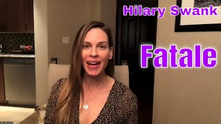 Hillary Swank amp Director Deon Taylor talk Fatale Las Vegas Control and craziness [upl. by Patin]