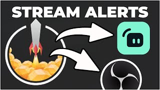 HOW TO ADD STREAM ALERTS  STREAMELEMENTS OBS STUDIO amp STREAMLABS OBS [upl. by Tonya819]