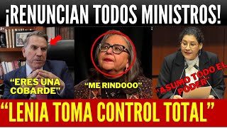 LUNES JUSTICIA DIVINA TIRAN TOALLA TODOS LOS MINISTROS RENUNCIAN LENIA ASUME CONTROL SE RINDIÓ [upl. by Eves]