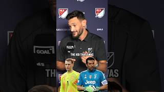 Hugo Lloris Picks Between The Best Goalies In Football History 👀 football soccer premierleague [upl. by Afton]