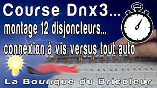 câblage tableau 12 disjoncteurs 1 différentiel  tout a vis contre dnx3 tout auto  x9 plus rapide [upl. by Hepsiba889]