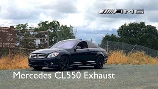 Mercedes CL550 Exhaust  W216 Cold Start  Revs  CarMAN [upl. by Eiramacissej901]