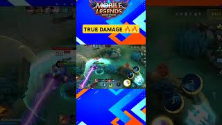 True damage 🔥🔥mobilelegends mlbb [upl. by Anaahs]