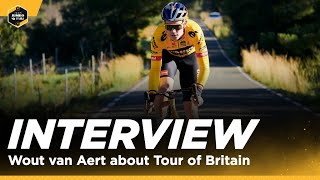 Van Aert about Tour of Britain  Team JumboVisma [upl. by Moshell]