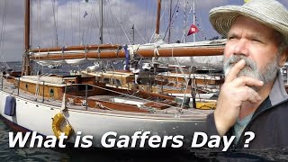 Sailing a classic yacht in Sydneys Gaffers Day [upl. by Ardnuek]