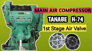 HOW TO REPLACE 1ST STAGE AIR VALVE TANABE AIR COMPRESSOR VLOG 018 [upl. by Yeliab]