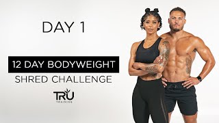 12 Day Bodyweight Shred Workout Challenge  Day 1 Lower Body Resistance Training  Massy Arias [upl. by Nednal]