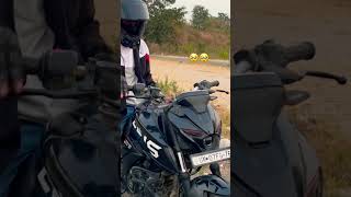 Bike crash NS￼ 250🥹😱😱😱😱ll ktmrc200 shortvideo trending youtuber ns200 [upl. by Nerual]