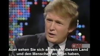 Donald Trump spricht über Kosovokrieg Deutsche Untertitel [upl. by Ert]