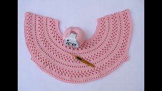 Canesú para jersey o blusa de primavera muy fácil y rápido yomequedoencasatejiendocrochet crochet [upl. by Ettenwahs]