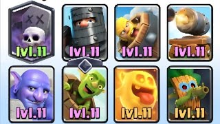 Clash Royale Defeating 35 Elixir Graveyard Deck [upl. by Atteragram]