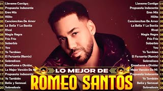 ROMEO SANTOS EXITOS SUS MEJORES CANCIONES  MIX BACHATA ROMÁNTICAS 2024 [upl. by Ellekcir31]