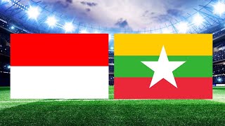 INDONESIA vs MYANMAR ⚽️🔥  PIALA AFF TIMNAS DAY LIVE REACTION [upl. by Karylin917]