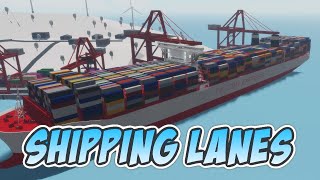 Shipping Lanes aprende a jugar este juego paso a paso  en español [upl. by Yenffad]