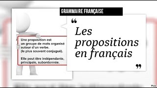 Les propositions en français [upl. by Starobin]