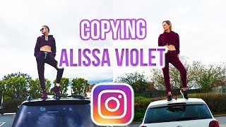 I COPIED ALISSA VIOLETS INSTAGRAM [upl. by Ronnholm]