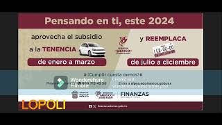 COMO GENERAR FORMATO TENENCIA 2024 MOTOAUTO ESTADO DE MEXICO [upl. by Crabb849]