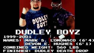 Dudley Boyz 1st Theme W bomb drop [upl. by Saoj]