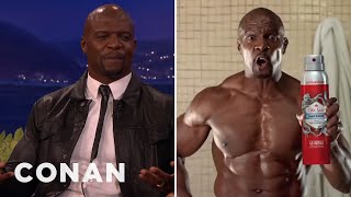 Terry Crews’ Old Spice Ads Have Gone Global  CONAN on TBS [upl. by Halihs]